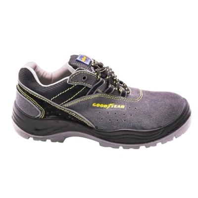 Imagen de GOODYEAR G138106C Zapatos de Seguridad Piel Serraje Gris Alta Resistencia Forro Antibacteriano Plantilla Extraíble Talla 41