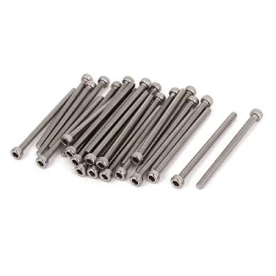Imagen de SOURCING MAP M 3 x 45 mm 0,5 tornillos hexagonales con arandelas de paso llaves Allen Head 30 piezas