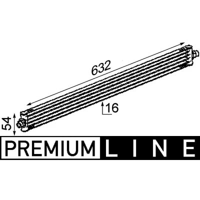 Imagen de MAHLE ORIGINAL CLC 17 000P Radiador de aceite, transmisión automática