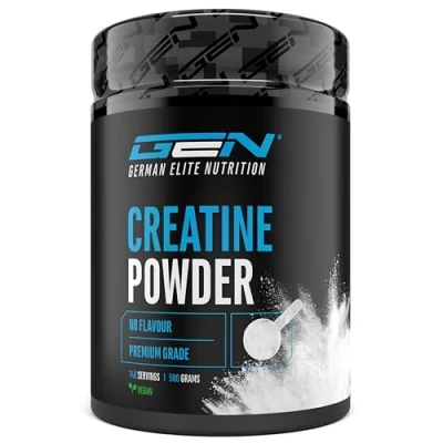 Imagen de Creatina en Polvo 500 g monohidrato pura Solubilidad óptima Vegano Sin aditivos puro German Elite Nutrition