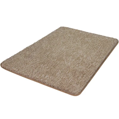 Imagen de Kleine Wolke Badteppich Seattle / 80 x 140 cm/Farbe Taupe Alfombrilla de baño, poliéster, Pardo, 80x140x3 cm