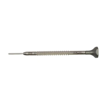 Imagen de Horotec MSA01.214 Destornillador de reloj, cuerpo y mecha en forma &quot;T&quot; acero inoxidable, cabeza aluminio con rodamiento bolas Fabricado Suiza (1,40 mm)
