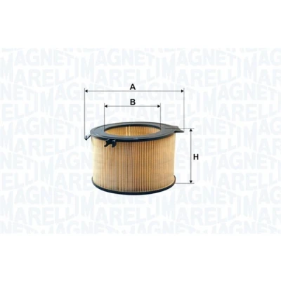 Imagen de MAGNETI MARELLI 350208065610 Filtro de habitáculo Cartucho filtrante, partículas 102 VOLKSWAGEN: TRANSPORTER 4, 4 Bus