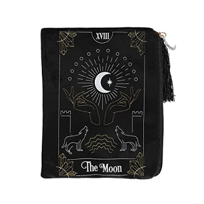 Imagen de Grindstore FT_51130 Bolsa con Cremallera Tarjeta del Tarot de la Luna 1 Unidad. 30g, Negro