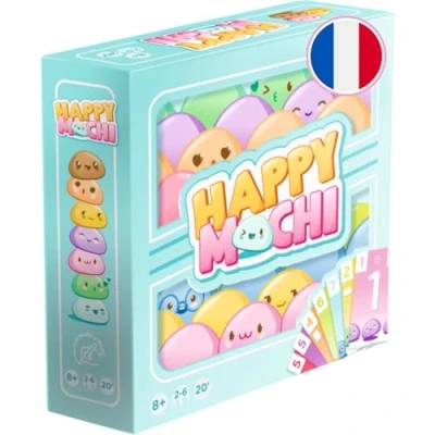 Imagen de Asmodee Happy Mochi Juego de Cartas Lindo para Jugar en Familia ilustrado a Mano con diseño Kawaii Partir 8 años 2 6 Jugadores, 20 Minutos, francés