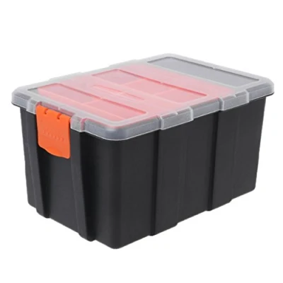 Imagen de Kodbww Caja de herramientas multifuncional para organizar maletas, color blanco