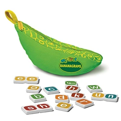 Imagen de BANANAGRAMS , My First, Word Game, Ages 4+, 2 8 Players, 15 Minutes Playing Time
