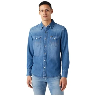 Imagen de Wrangler 27 MW Camisa, Icon Mid Stone, 3XL para Hombre