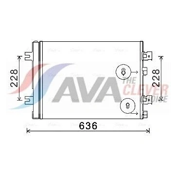 Imagen de PRASCO RTA5467D Condensador con secador 15,6 10,2 Aluminio 520 R 134 a DACIA: Duster SUV, Sandero I, Logan I Berlina