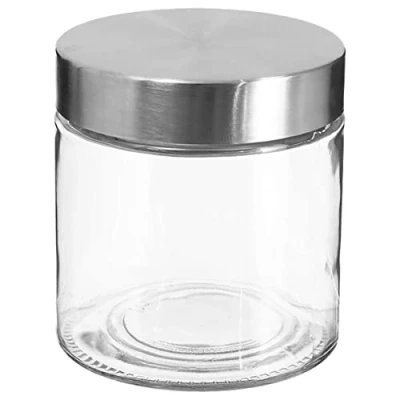 Imagen de 5five tarro de cristal con tapa acero inoxidable &quot;nixo&quot; 0,75l