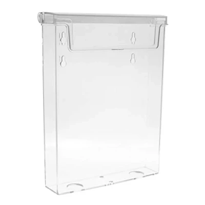 Imagen de taymar DIN A5 portafolletos,caja de folletos con tapa,resistente a la intemperie (también apto para exteriores).
