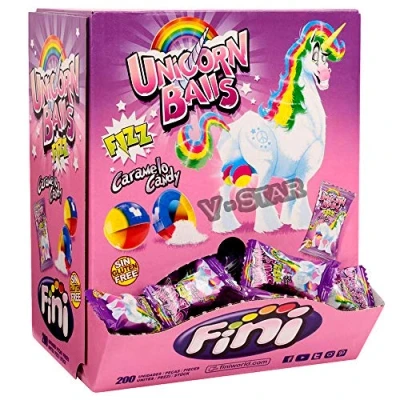 Imagen de FINI Unicorn Ball Fizz dulces y (200)