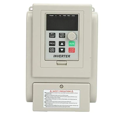 Imagen de Cuifati AT2 0750X 220VAC Variador de frecuencia Ajustable Universal Controlador Velocidad VFD Alto Rendimiento para Motor CA monofásico 0.75kW Anti Disparo
