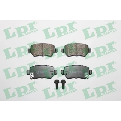 Imagen de LPR 05P811 Juego de pastillas freno con tornillos OPEL: Corsa C Hatchback, Zafira A, Astra H GTC, KIA: Venga