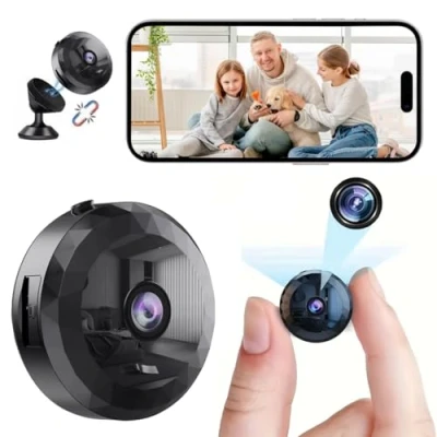 Imagen de Mini Camara Espia, 1080P HD WiFi Oculta Cámara Espía para Ver En El Movil, con Audio y Vídeo, Batería de Larga Duración, Exteriores/Interiores