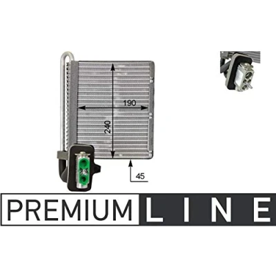 Imagen de MAHLE ORIGINAL AE 118 000P Evaporador con válvula de expansión