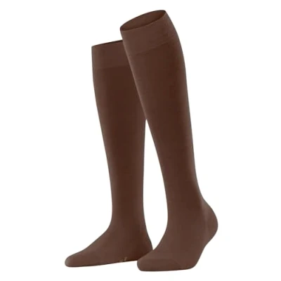 Imagen de FALKE Softmerino W KH lana algodón largo unicolor 1 par, Calcetines largos Mujer, Marrón (Cinnamon 5186), 41 42