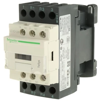 Imagen de Schneider Electric LC1D128B7 TeSys D Contactor 4P(2NA + 2NC) AC 1