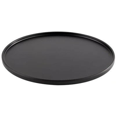 Imagen de APS 85232 Plato de melamina (19 cm diámetro, altura 1 cm), color negro