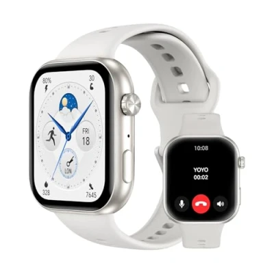 Imagen de HONOR Choice Watch 2i, Llamadas Bluetooth Smart Watch, 1.85 Pulgadas AMOLED, 14 Días de Autonomía, Spo2, 1ATM, IP68, Compatible con Android e iOS, Blanco