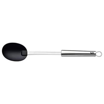 Imagen de Silit 2142300663 Classic Line Servir (33 cm, Acero Inoxidable Pulido, Cuchara de plástico, Apta para lavavajillas)