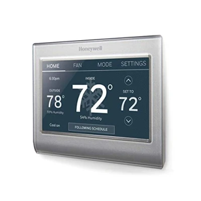 Imagen de Honeywell RTH9585WF1004/W Wi Fi Smart Color Programmable Thermostat, V. 2.0,&quot;C Wire Required