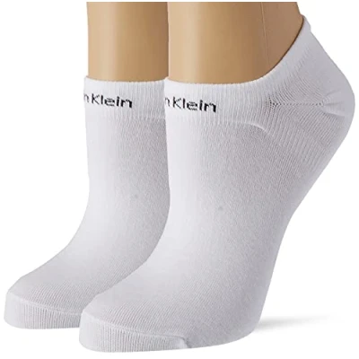 Imagen de Calvin Klein Gripper Sneaker, Blanco (White), Talla única (Pack de 2) para Mujer