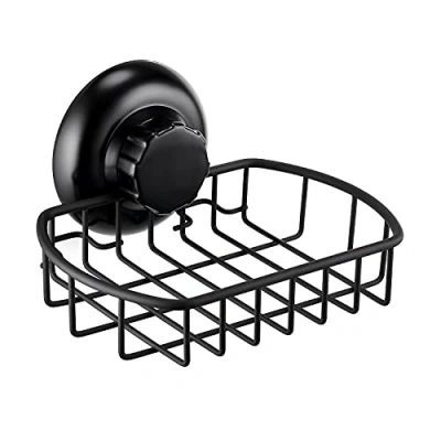 Imagen de MaxHold Cesta de jabón Perforaciones/ventosas Jabonera Sistema vacío Acero Inoxidable Nunca se oxida para baño y Cocina