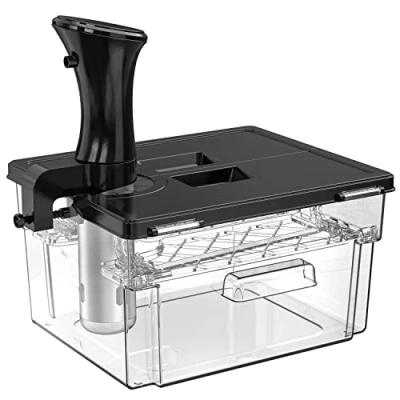 Imagen de Recipiente Sous Vide Lenta con Tapa y Estante Integrados Contenedor, Adaptarse a la Mayoría de Las Roner Cocina, Multifunción 11L