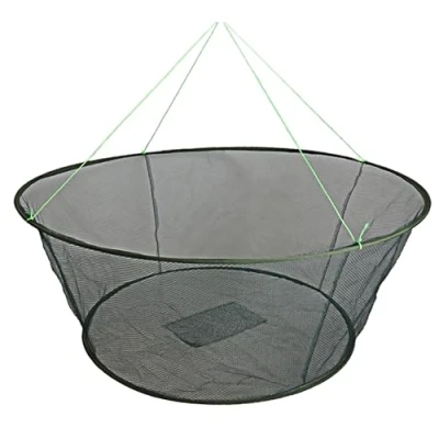 Imagen de Jaula de Pesca Plegable con Red para capturar gambas y cangrejos