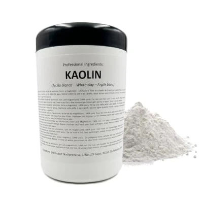 Imagen de Snadi Arcilla Kaolin Blanca 500 gr Para Cuidado de piel y Cabello Exfoliante Suavizante Rejuvenece, calma suaviza la