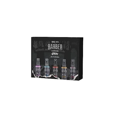 Imagen de BARBER MARMARA Grafitti Mezcla de 5 Mini Eau Cologne spray 5x 50ml para después del afeitado Loción DESPUÉS AFEITAR HOMBRE colonia