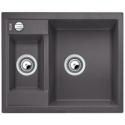Imagen de Blanco Metra 6 S Silgranit PuraDur 518874 Fregadero empotrado, Gris (Felsgrau), 60 cm