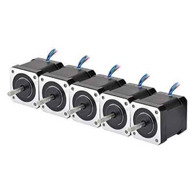 Imagen de STEPPERONLINE Motor de paso a Nema 17, bipolar 59 Ncm, 2 A, 42 x 48 mm, 4 hilos con cable y conector para impresora 3D, máquina CNC