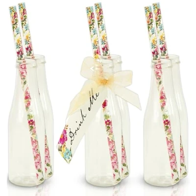 Imagen de Talking Tables TSALICE DRINKSET Truly Alice Bebe me Conjunto de Bebidas Fiesta, Cartón, Multicolor, 3.50x13.5x25 cm