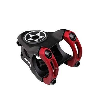 Imagen de SPANK Split Stem Potencia para Bicicleta montaña, Unisex Adulto, Rojo, 33mm
