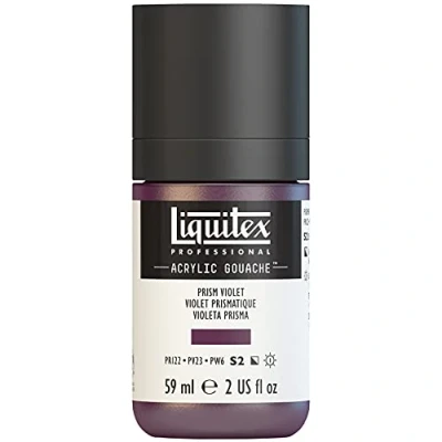 Imagen de Liquitex Professional Gouache acrílico extrafino viscocidad Baja, Tubo 59 ml, Violeta Prisma, 2 Fl Oz (Pack of 1)
