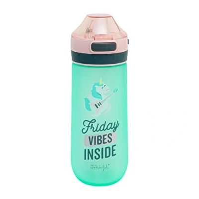Imagen de Mr. Wonderful WOA2212184EMZ1, Botella Unisex niños, Multicolor, Estandar