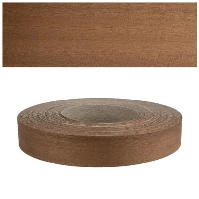 Imagen de Mprofi MT® 5m Rollo Cinta de Chapa Madera Cantoneras Para Rebordes Adhesivas Cantos Cantear Tablero Construcción Muebles Caoba 22mm