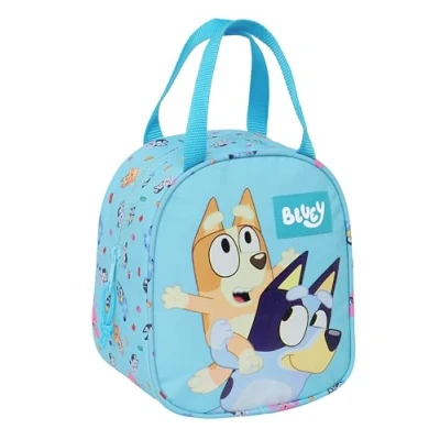 Imagen de Safta BLUEY Bolso Portameriendas, Portatodo, Calidad y Máxima Resistencia, Porta Comida, Recreo, 19x14x22 cm, Color Celeste