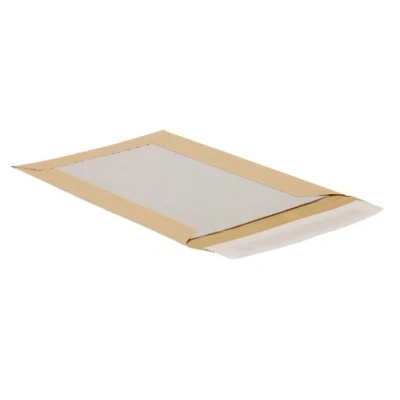 Imagen de Bong 14004 Sobres C4 (papel de estraza, 120 g/m², reverso cartón gris 450 cierre autoadhesivo, 100 unidades), color marrón