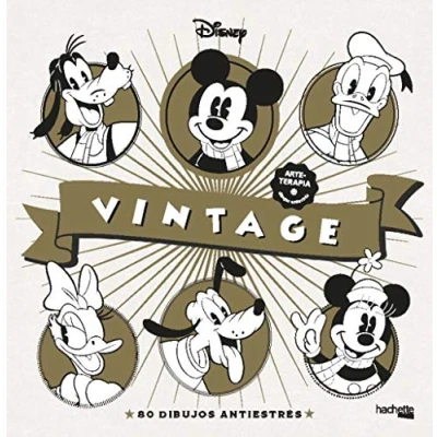 Imagen de DISNEY vintage (Hachette HEROES Arteterapia)