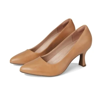 Imagen de Clarks Kataleyna Gem, Zapatos de tacón Mujer, Warm Beige Leather, 40 EU