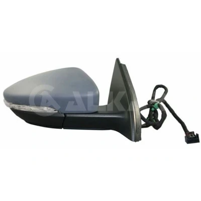 Imagen de Espejo retrovisor Alkar 6140163 derecha imprimado eléctrico calefactable, convexo para vehíc. con volante a la izquierda VOLKSWAGEN: Passat B7 Berlina