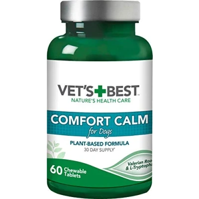 Imagen de Vet&#039;s Best Suplementos para Perros calmantes de Calma Confort Promueve la relajación y el Comportamiento equilibrado 132 g