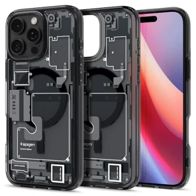 Imagen de Spigen Funda para iPhone 16 Pro, Ultra Hybrid MagFit Compatible con MagSafe Zero One