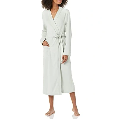 Imagen de Amazon Essentials Bata Larga Ligera con Diseño Gofrado (Disponible en Tallas Grandes) Mujer, Verde Jade, XL