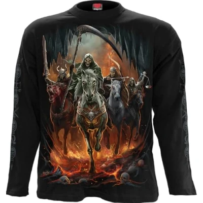 Imagen de Spiral Revelation Camiseta de manga larga negra, Negro, XXL