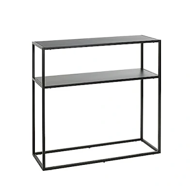 Imagen de HAKU Möbel Estante negro, metal, metal Dim.: AN 80 cm x AL P 30 cm, Estilo: Moderno