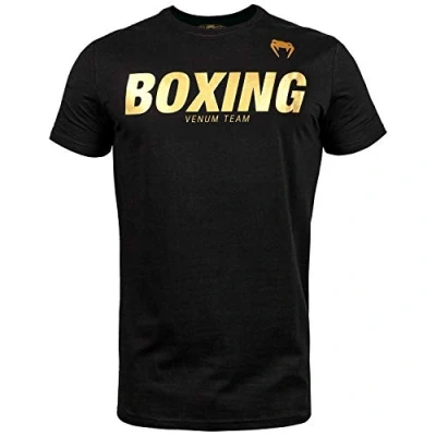 Imagen de Venum Boxing Vt Camiseta, Hombre, Negro/Dorado, M